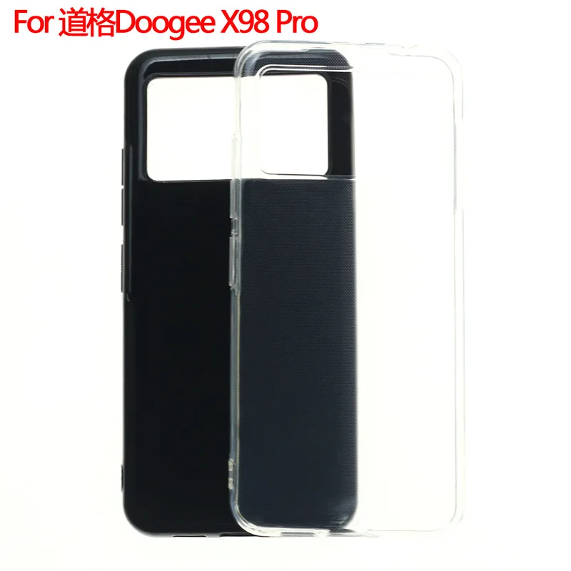 Matný mäkký puzdro TPU pre doogee x98 x97 x96 x95 x93 x90 x53 x55 x50 x30 zadný kryt