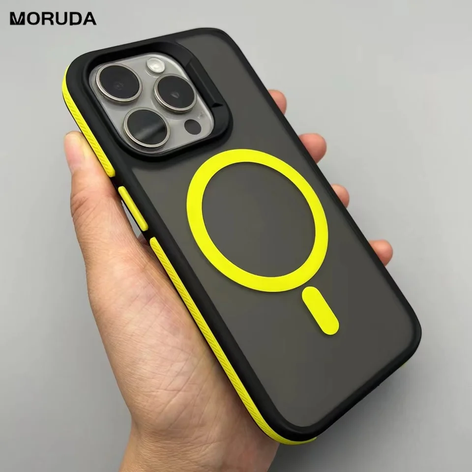 Matný priehľadný magnet Magsafing puzdro pre iPhone 12 13 14 15 16 Pro Max 14 15 16 16 Plus bezdrôtové nabíjanie Tvrdý Shockroof kryt