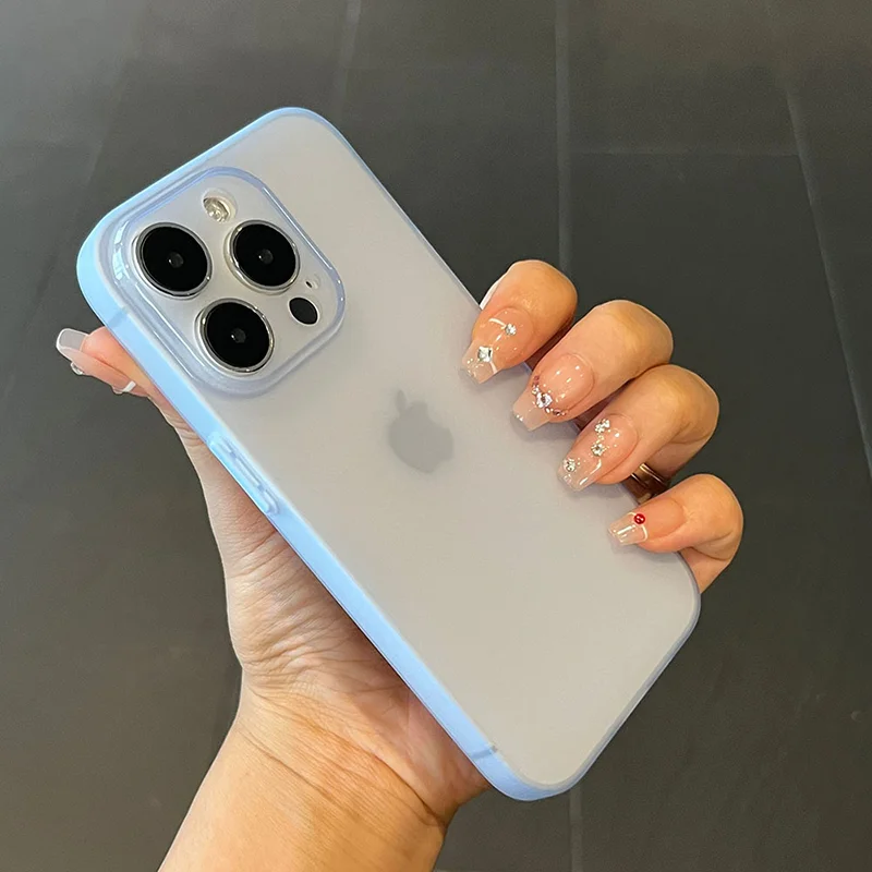 Matt Clear Silikone Soft Case pre iPhone 15 14 plus 13 12 Mini 11 Pro Max SE 2 3 7 8 Plus ultra tenký priehľadný matný kryt
