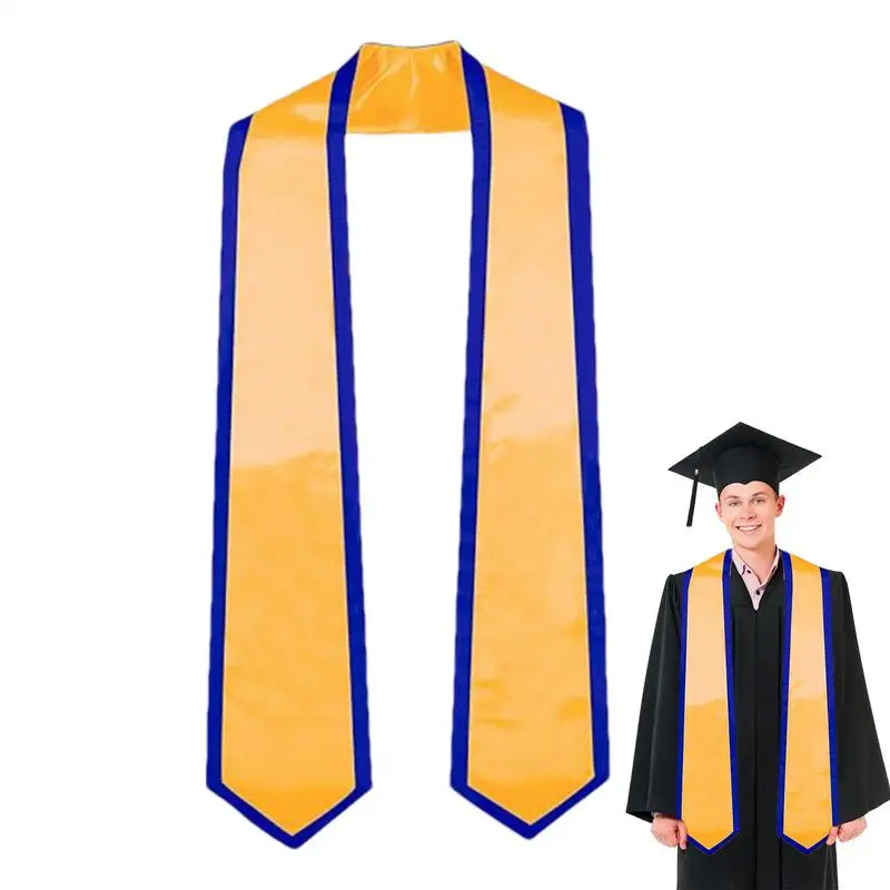 Maturita cti ukradnuté farebné promócie študentov ukradnuté Plain Absolvent Stole Stole 72 palcov