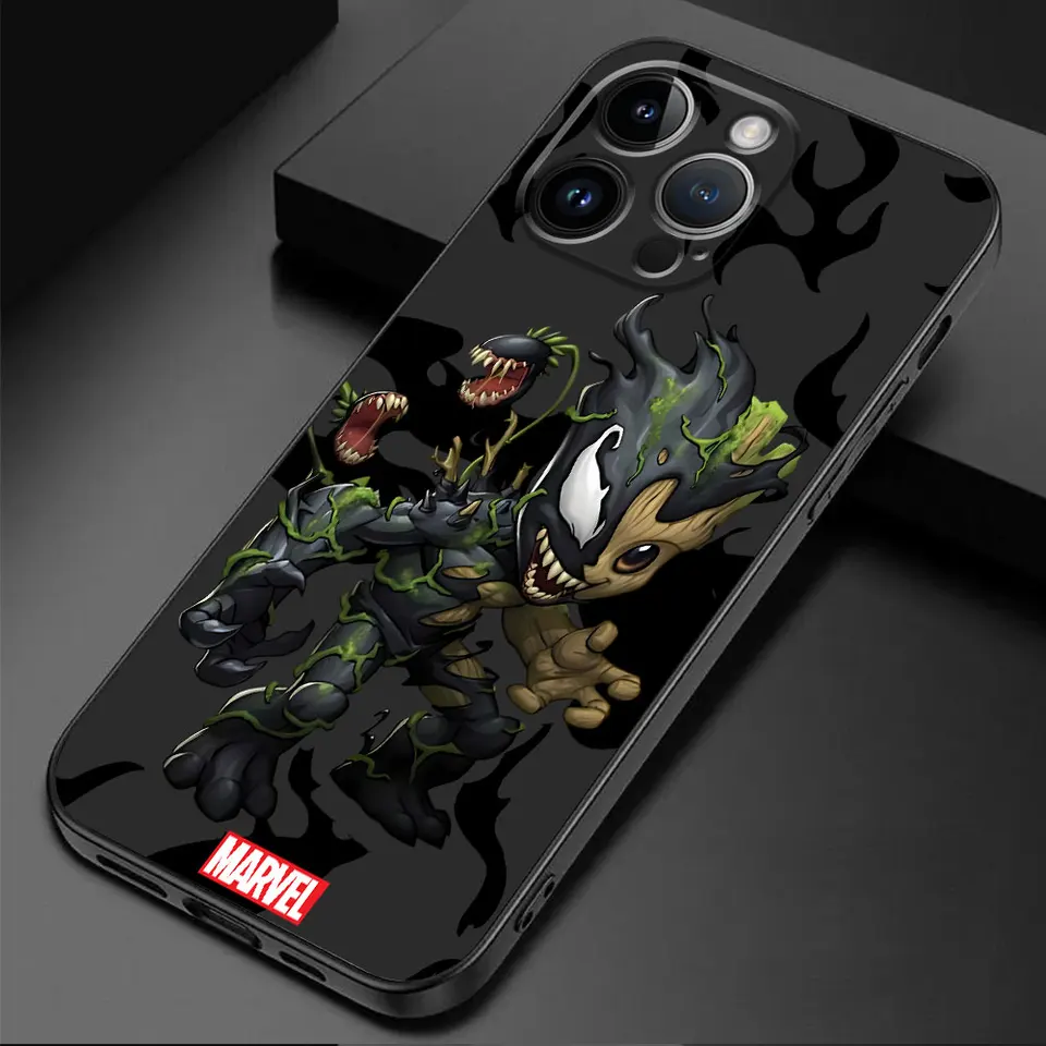 Mavel Groot Telefón pre iPhone SE 8 Plus 15 Pro Max 13 Pro 12 Mini xs x xr 14 11 2020 2022 xs Max TPU Soft Matte Cover