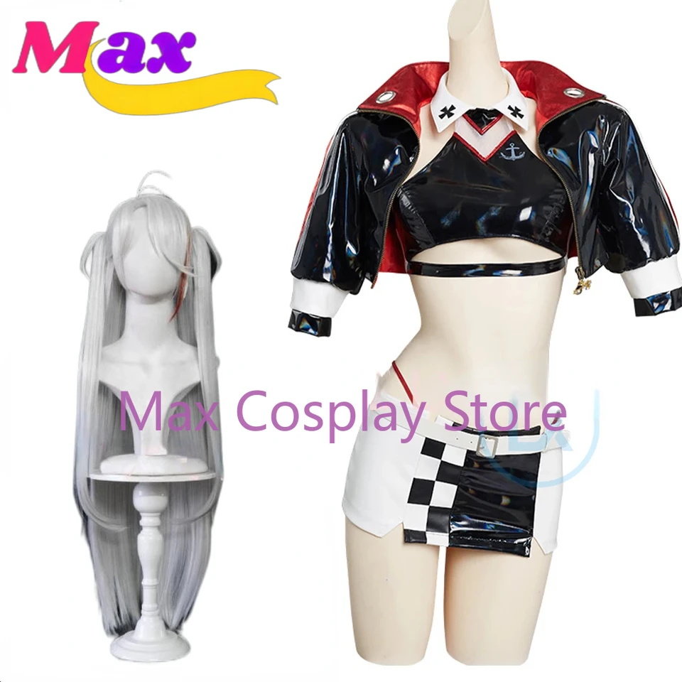 Max Cos Anime Prinz Eugen Cosplay kostýmové závodné oblečenie Halloween Carnival Suit For Women Girls Sexy oblečenie