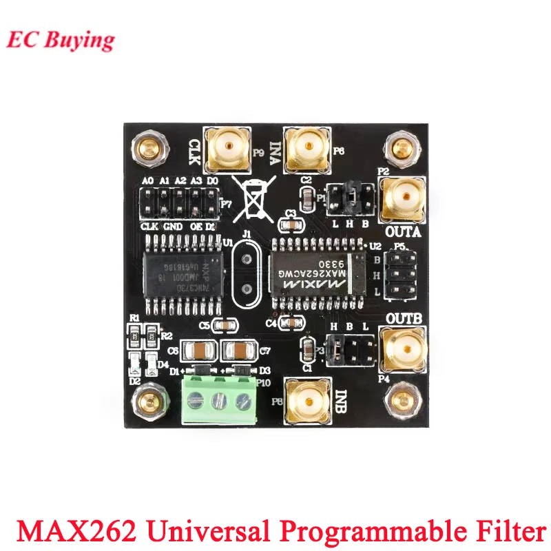 MAX262 Univerzálny programovateľný filtračný modul prepínaný kondenzátorový filter pásmový pás/HighPass/Lowpass Programovateľná stredná frekvencia