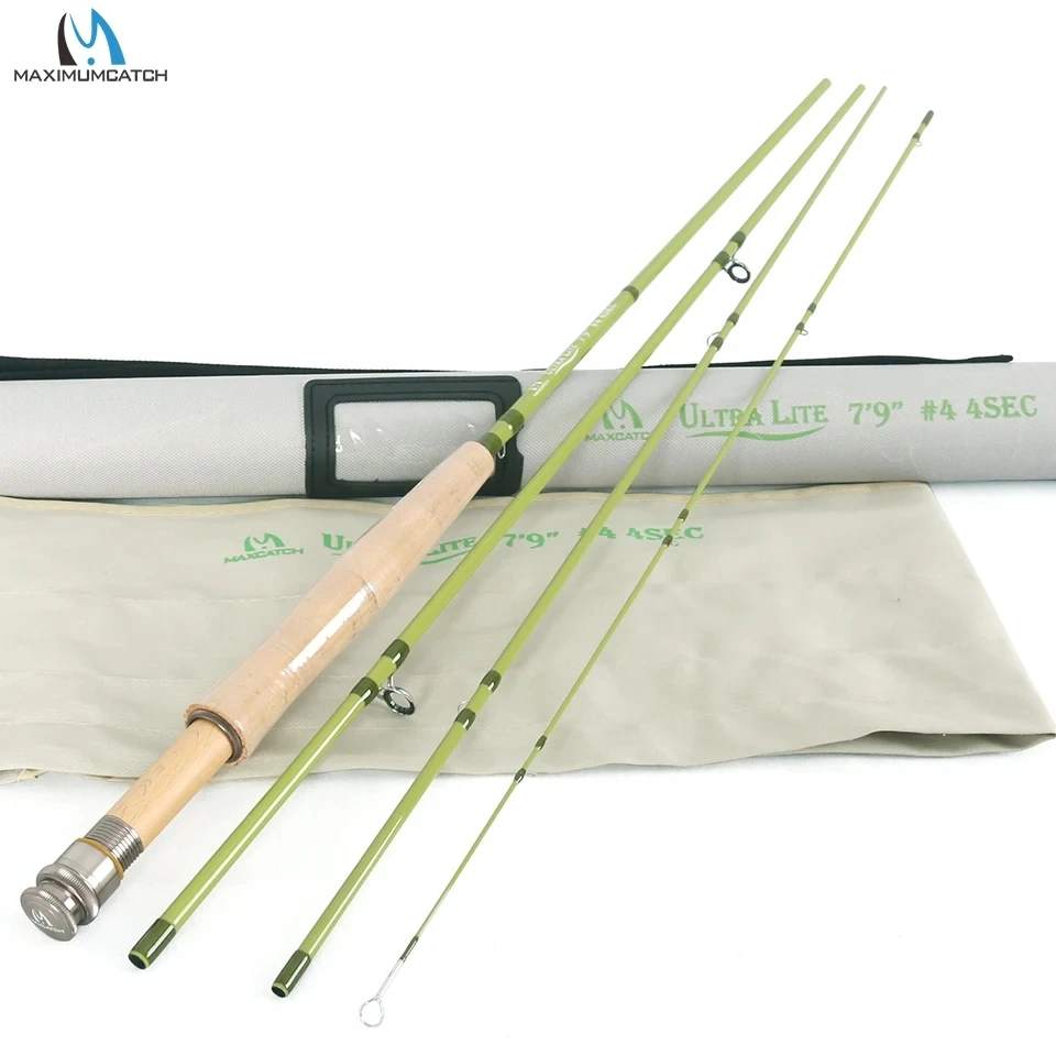 Maximumcatch ultra lite 1/2/3/4WT 6-7,9 stôp muškáreň Stredne rýchla malá streamerová rybárska tyč