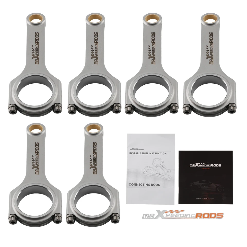 MaxPeedingRods Forged 4340 H-Beam Prepojovacia tyč pre BMW N54B30 3,0 E90 E91 E92