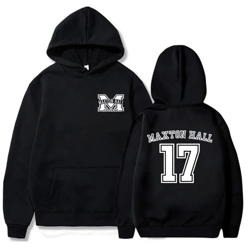 Maxton Hall 17 TV Graphic mikina Svet medzi americkou mikinou sudaderas para mjer neformálne unisexové oblečenie zima pohodlné