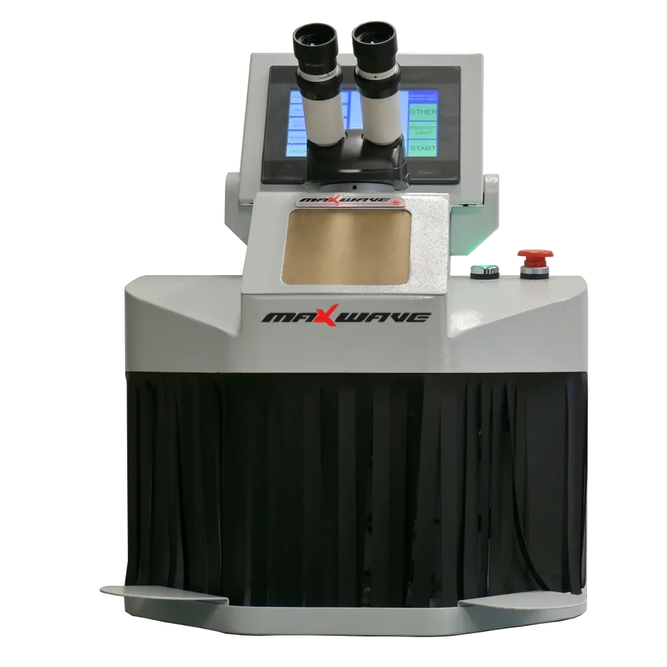 MaxWave Jewelry Welding Machine Yag laser Spot Welder Laser Spot Spájka Welder 200 W pre zlatý strieborný platinový titán