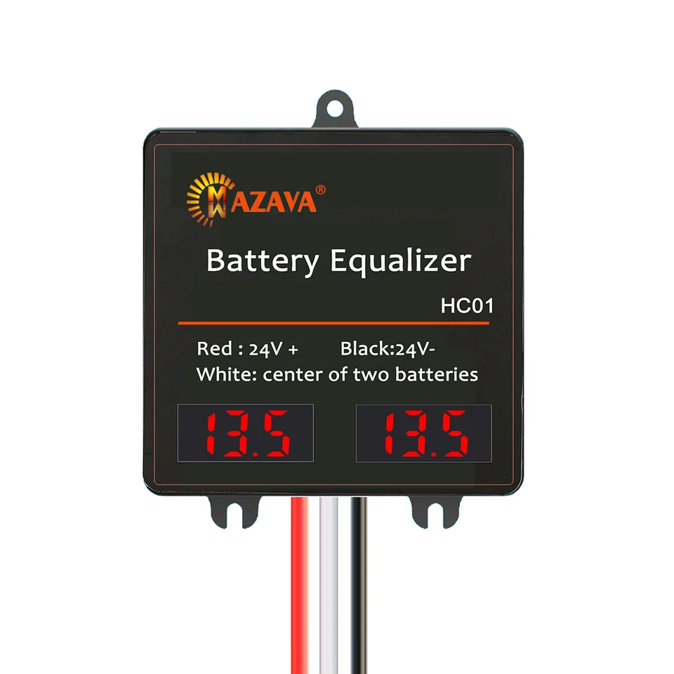 Mazava HC01 LED displej vybaľovača batérie pre 2 x 12V aktívne batérie Ballancer 2S napätie olovnaté kyselina Li li-ion LifEPO4 batéria