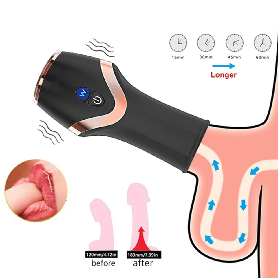 Mačička masturbácia tovaru pre dospelých Automatická vrecká Pusyy vagína stimuluje sexuálne príslušenstvo voľné ruky vibrácie Sextoy mužská hračka
