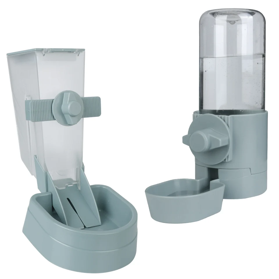 Mačky psy Pijúce fontánovú klietku zavesenie podávača automatické pre šteňa mačky králičie domáce zvieratá fľaša na fľašu DispenSer DispenSer Bowl