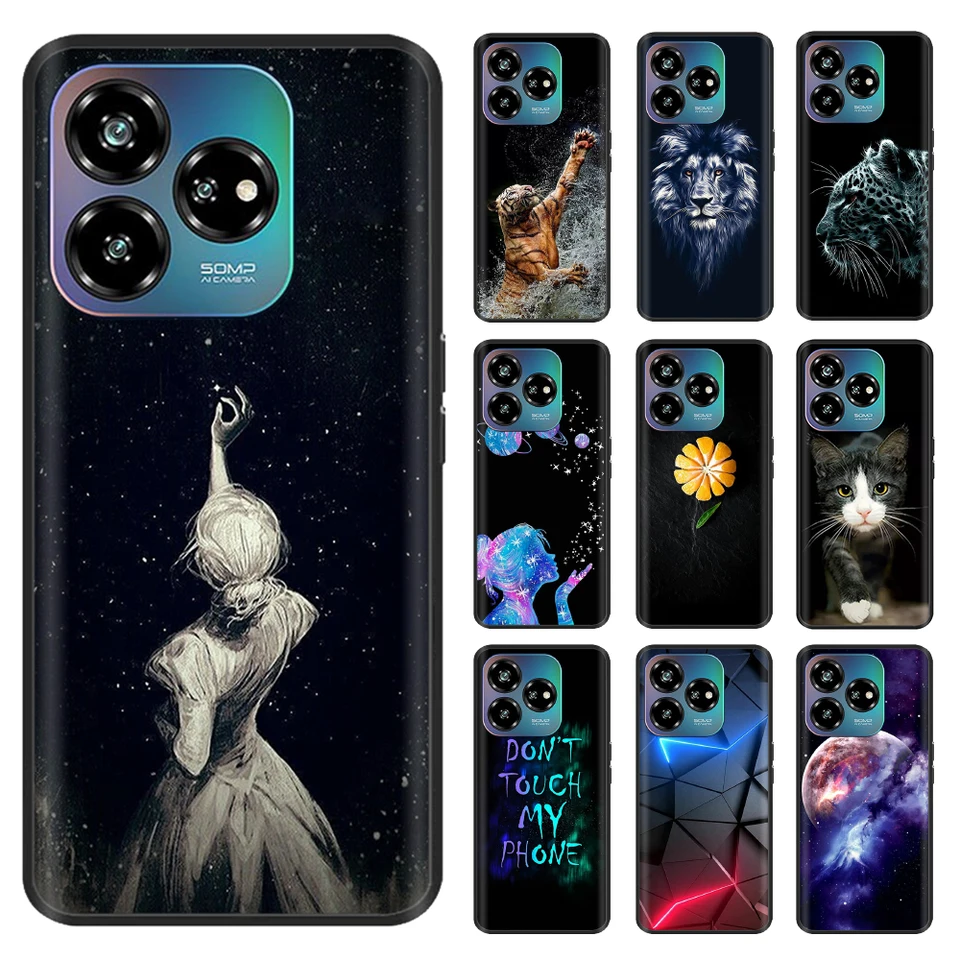 Maľovaný kryt pre zte axón 60 lite puzdro Soft Silikone Phone Cover pre ZTE Axon 60 Lite Blade V60 Design Vita Shock odolný