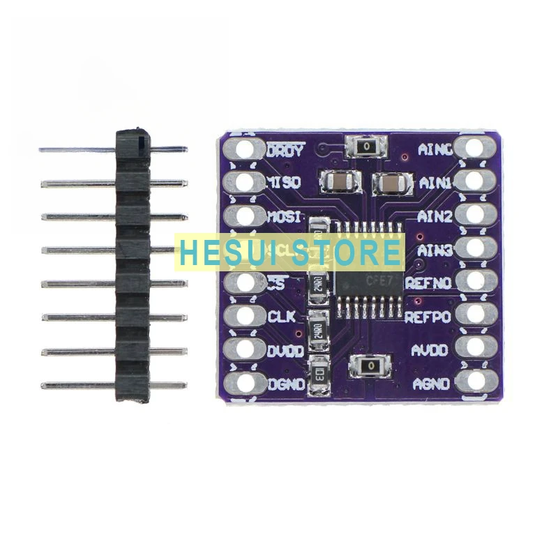 MCU-1220 ADS1220 ADC SPI Nízky výkon 24-bitový prevodník ADC