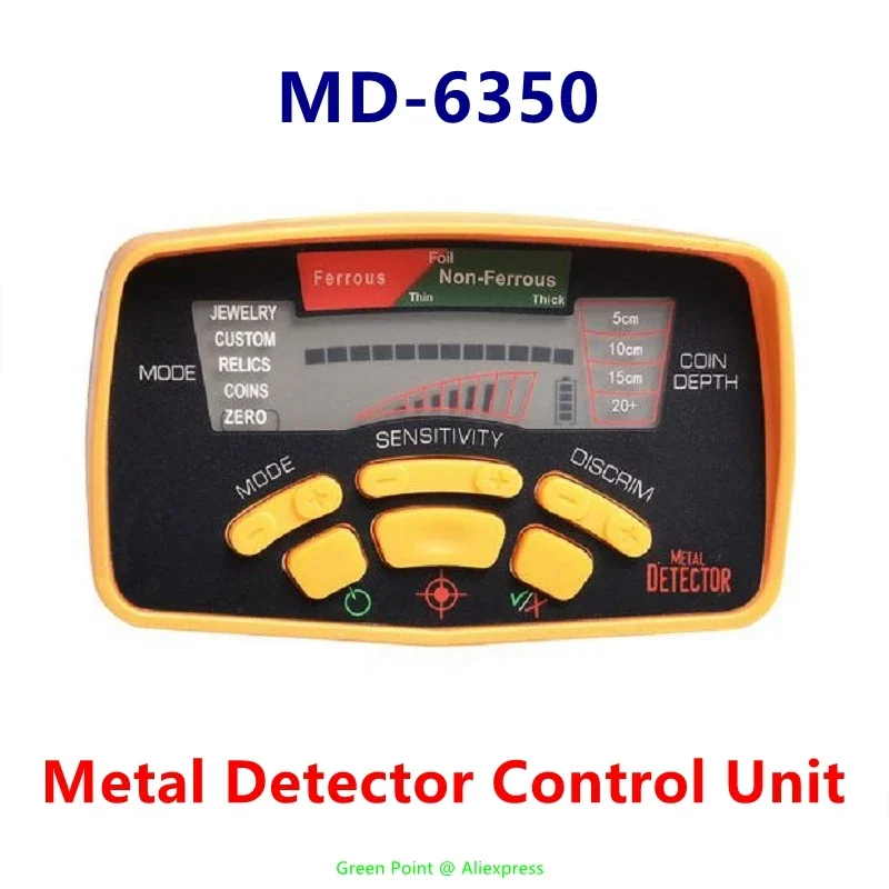 MD 6350 Riadiaca jednotka hostiteľa pre detektor detektora kovov Podzemný detektor kovov MD-6350 Príslušenstvo Kovový detekčný prístroj