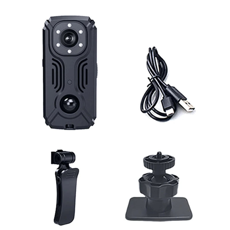 MD37 WiFi Mini Camera Ir-Cut Night Vision Miniatúrne kamkordé vreckové policajné kamery Pir Camery Sports Webcam