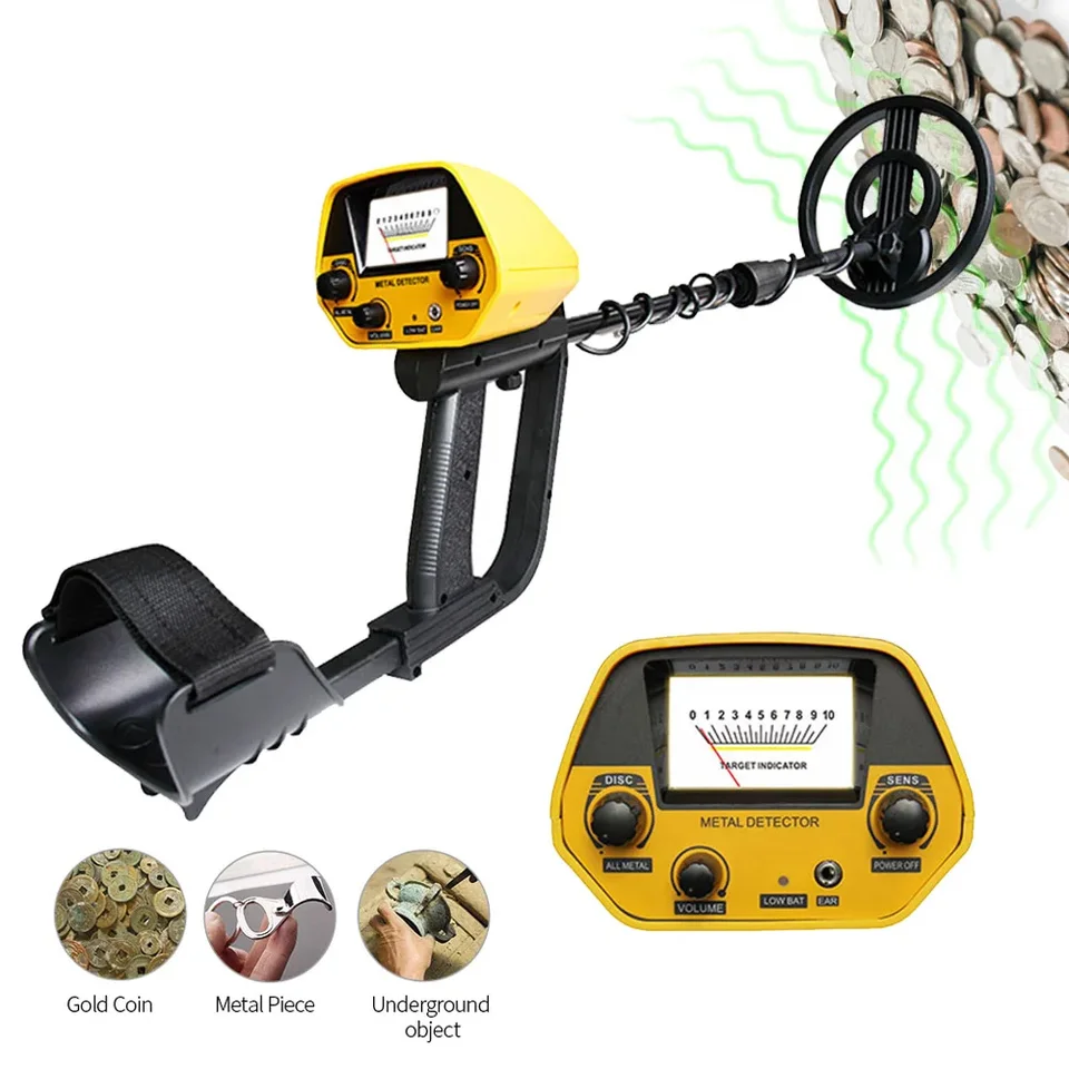 MD5090 Podzemný detektor zlata Detector Finder vyhľadávanie Treasure Objects Puried Long Range Scan Lovca pokladov s slúchadlami
