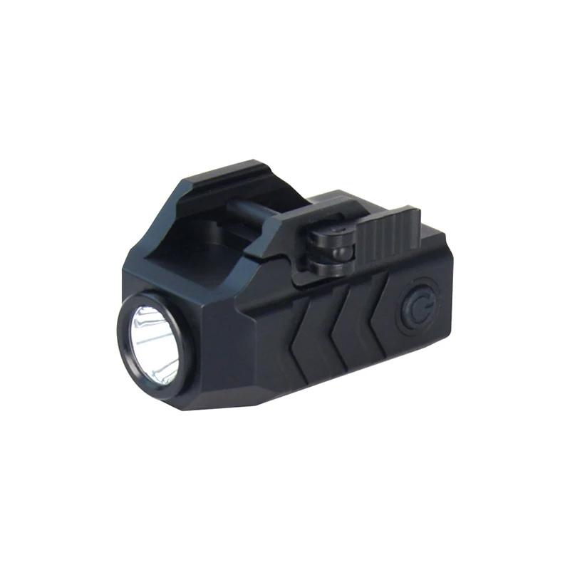 MDGRWY MINI 500 LUMENS taktické baterky Magnetické nabíjanie rýchle uvoľnenie LED pištoľové svetlo pištole pre 20 mm picatinny Rail