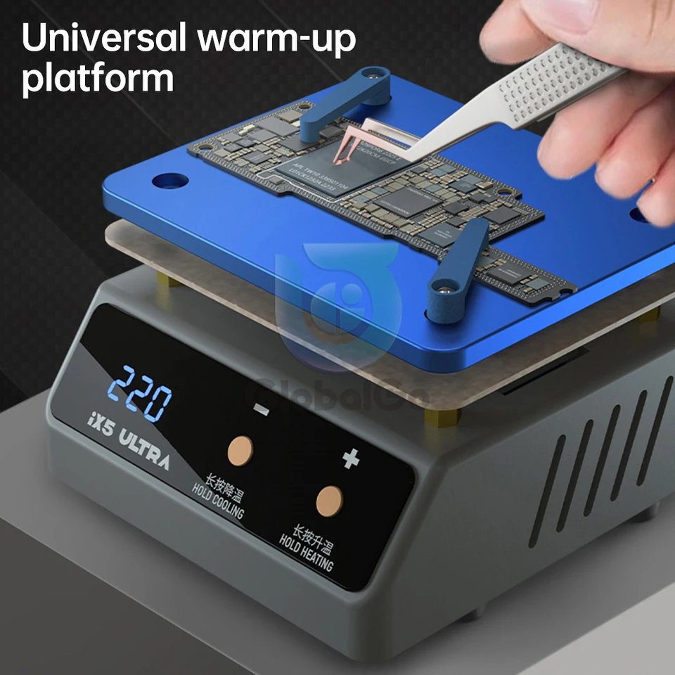 Mechanic IX5 Ultra Universal predhriatia platforma Mobilný telefón Základná doska Liečba Liečovacie lepidlo Demontáž matica Oprava matice