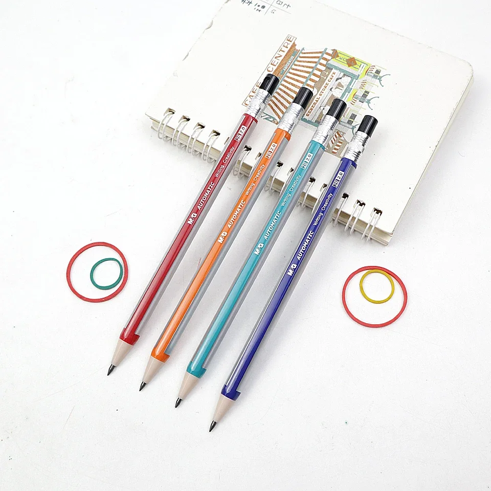 Mechanical Penci 2,0 mm roztomilé kawaii plastové automatické ceruzky krásne farebné bodky Press pre detské školské potreby