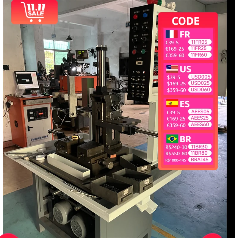 Mechanické hardvérové ​​automatizácia zariadenia na obrábanie strihu strihacie mletie ploché strojové štrbiny/vŕtanie/poklepanie
