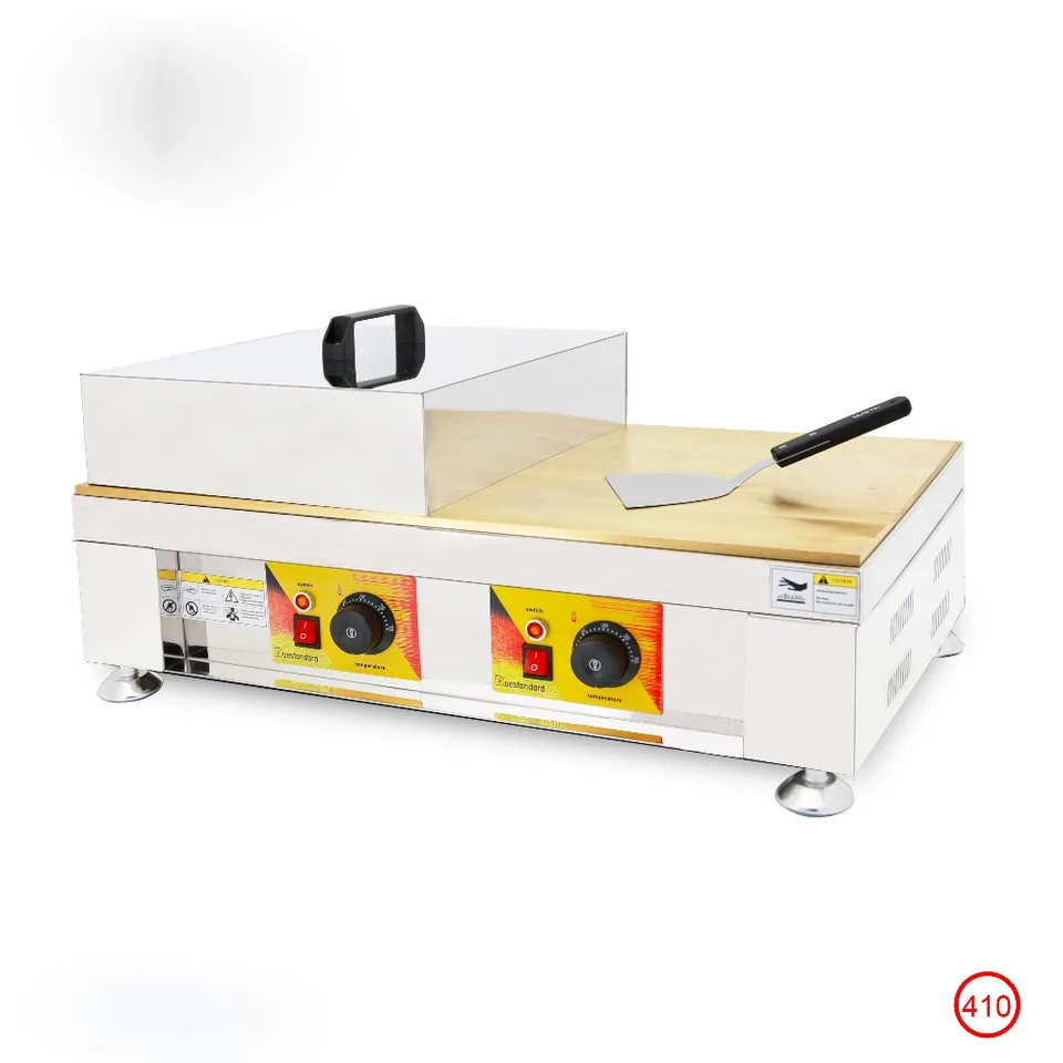Mechnaická regulácia teploty 110V 220V Elektrická sufle waffle výrobca stroj komerčný palacinkový vafle sufle stroj