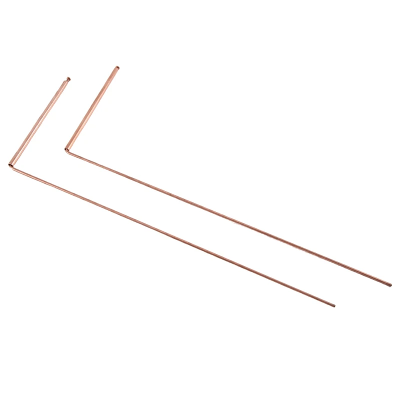 Medené dowingové tyče Pure Copper 2pcs Divining Rods - Pre delenie vody, poklad (a) odolný