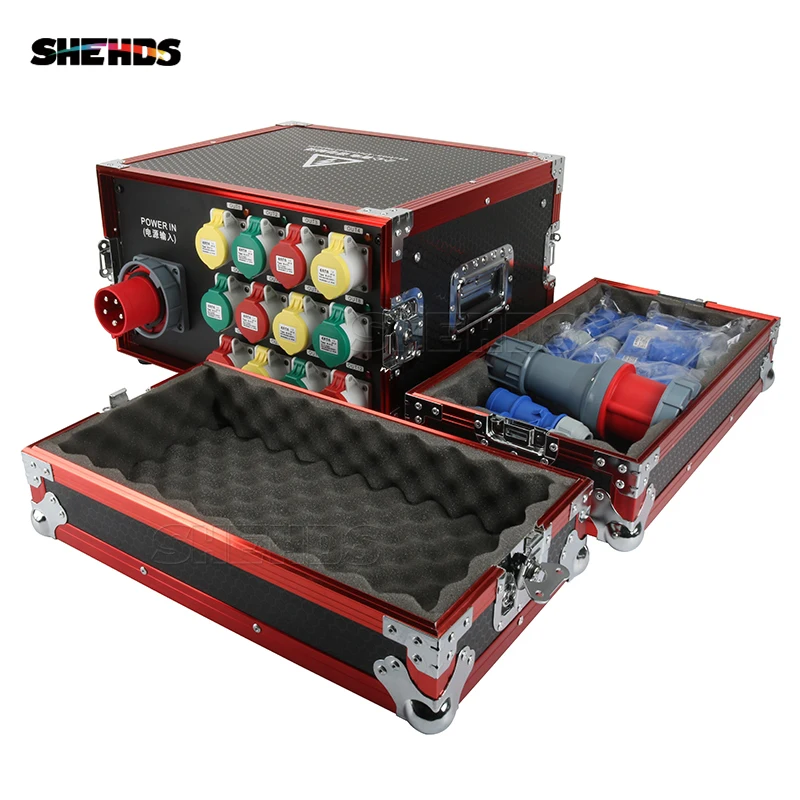 Medzinárodný štandard 7U Flight Case Distribution Distribution Box 12A-16Channel Good For Fears Outdoor Show a veľká šou