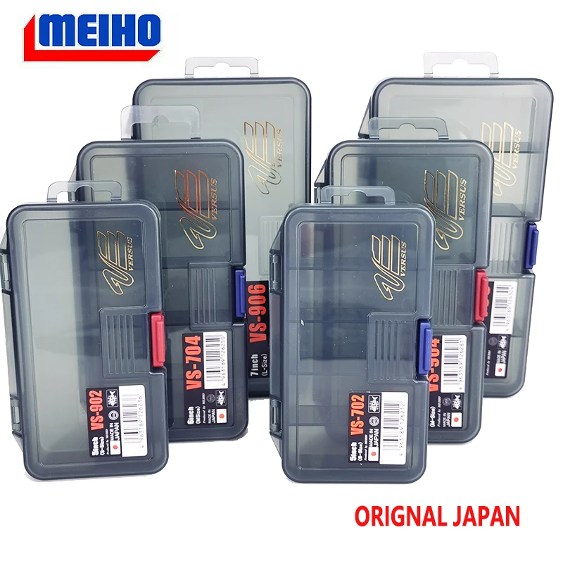 Meiho vs 50 70 80 90 Typ Rybárske náradie krabica návnada Lure Hook Tool Box Plast skladovacieho kontajnera puzdro Rybárske vybavenie príslušenstvo
