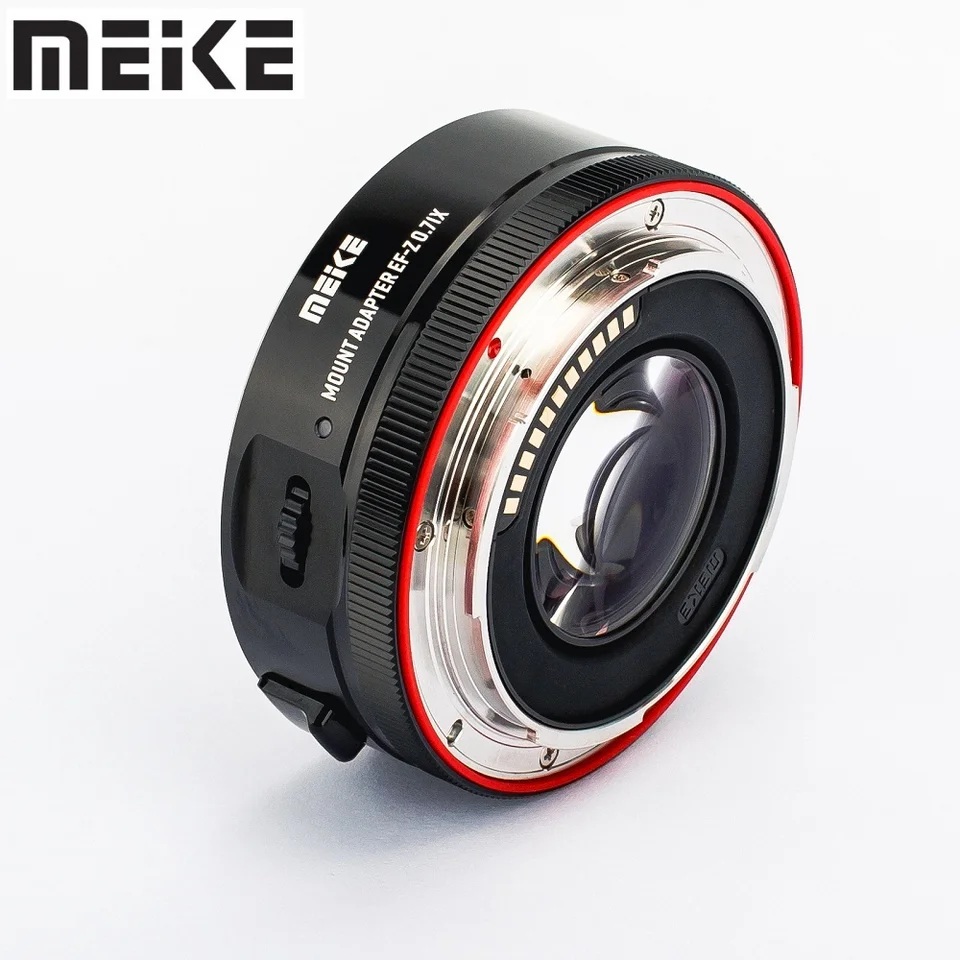 Meike Auto-Focus Adapter Adapter Ring 0,71x Speed-Booster pre objektív série Canon EF do fotoaparátu Nikon Z Mount APS-C