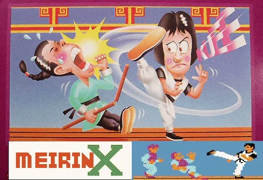 Meirin X Hack of Kung Fu 8 bitovú fc hernú kartu