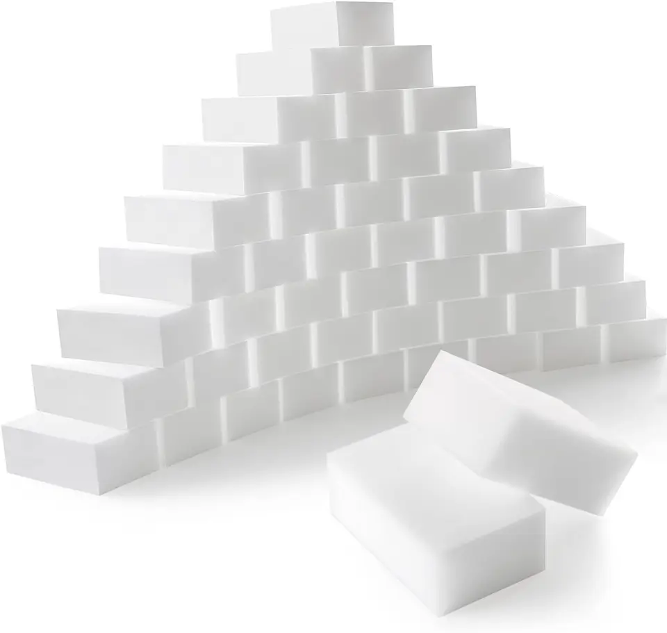 Melamine Magic Sponge Eraser, náradie pre čistenie domácností pre kanceláriu, kuchyňu, kúpeľné špongie, 10 ks, 20 ks, 50 ks, 100 pcs