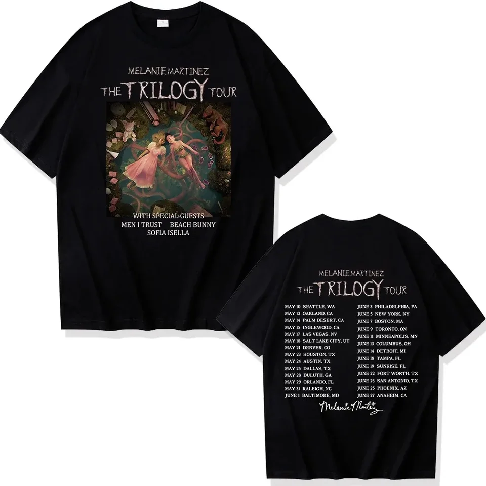 Melanie Martinez The Trilogy Tour Tričko Tričko módne tričko Hip hop bavlnené tričká Dámske letné fanúšikov