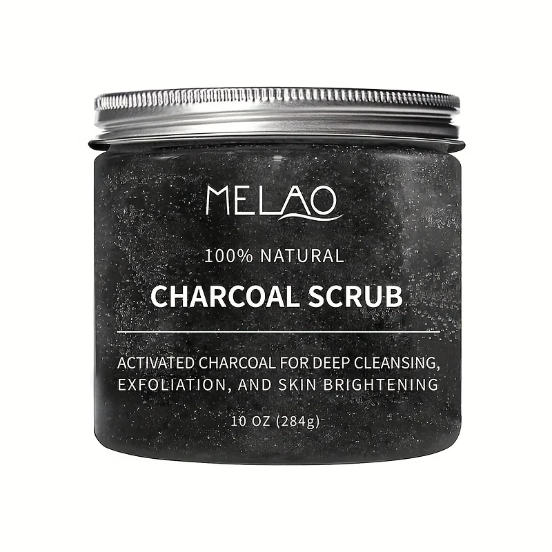 Melao uhlie exfoliačné teleso a nohy čistenie lak s kolagénom a kmeňovými bunkami jemný telesný exfoliator tváre, krup