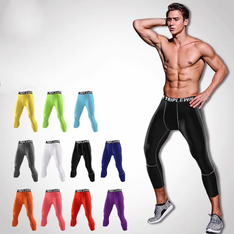 Men Kid Boy Girl Gym Pants Running Tight Pants Basketbal futbal futbalové cvičenie Šport 3/4