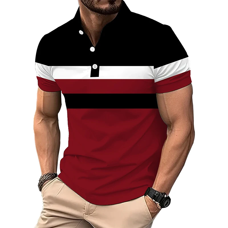 Men oblečenie Nové letné Slim Fit Sport Polo košeľa muži muži s krátkym rukávom Kúzla Golf Polo košeľa Men rýchle sušenie pol košele