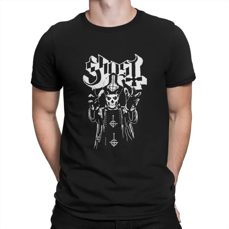 Men Papa Emeritus Ghost Ghost bct tričko Ghost Bc bavlnené vrcholy Vintage krátky rukáv okrúhly krk odpaliská nové príchod Tričká