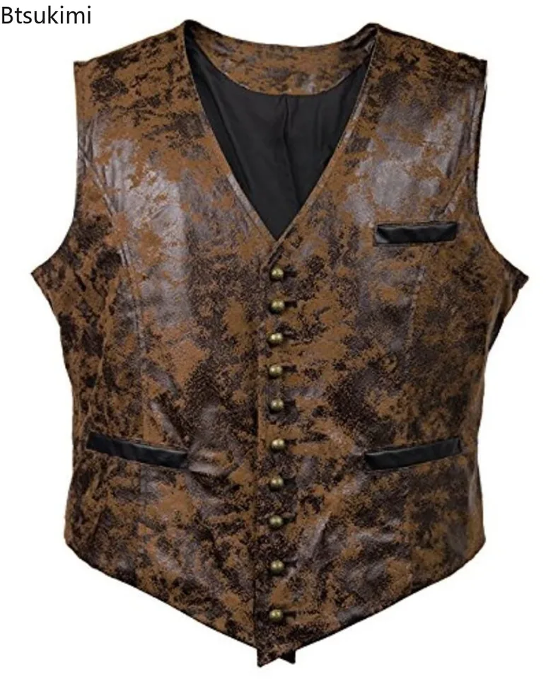 Men Slim Steampunk Cosplay kostýmy