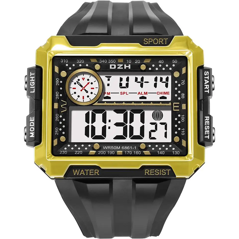 Men Sport sledujte multifunkčné vynikajúce moderné moderné ornament Ornament Squisce Screen Man hodinky hodinky módny doplnok darček