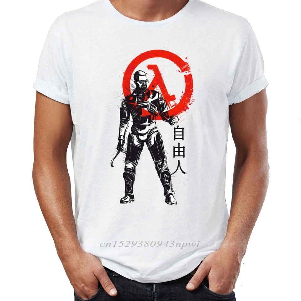 Men Tirts Gordon Freeman Half Life Awesome Gaming Tee Summer/Autumn O-Neck Tričká pre dospelých