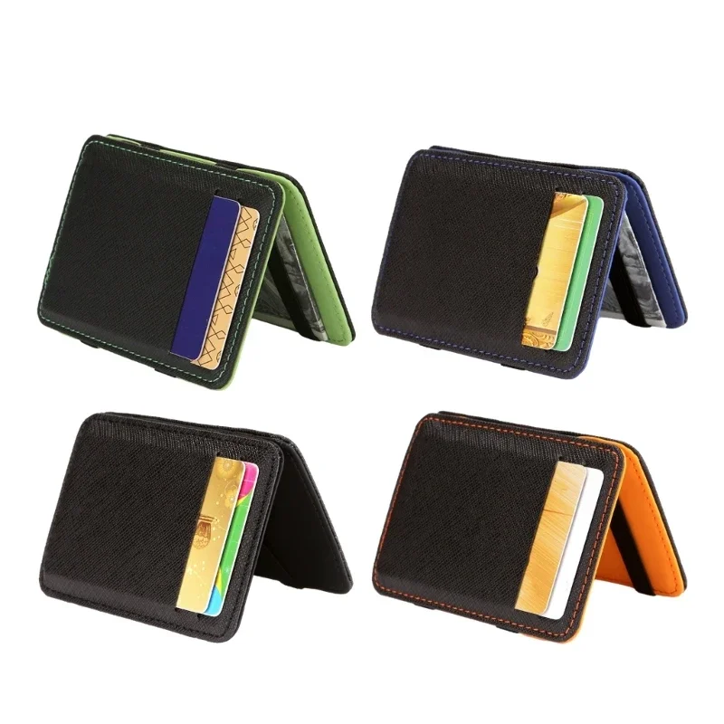 Men Wallet Card Card Wallet drží až 10 kariet držiteľ karty Držiteľa kariet.