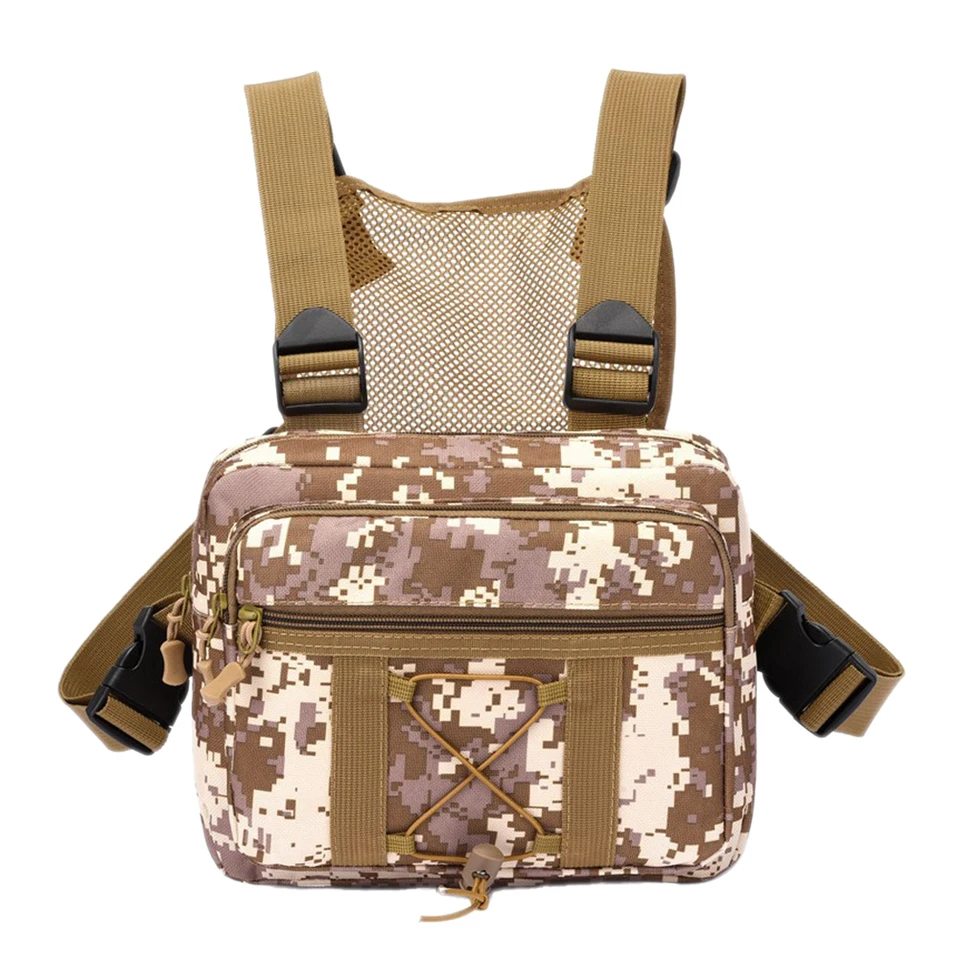 Menle Molle Ramer Bag Anti krádež Oxford Molle hrudné balíčky nastaviteľné multifunkčné prenosné ľahké pre vonkajšie kempingy
