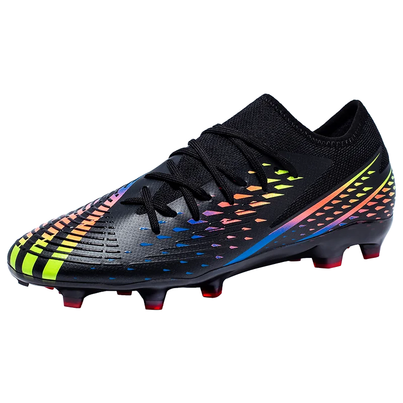 Mens futbalové topánky fg firmy pozemné futbalové topánky špičková kvalitná mäkká koža Pohodlné cleaty Scarpe Calcio