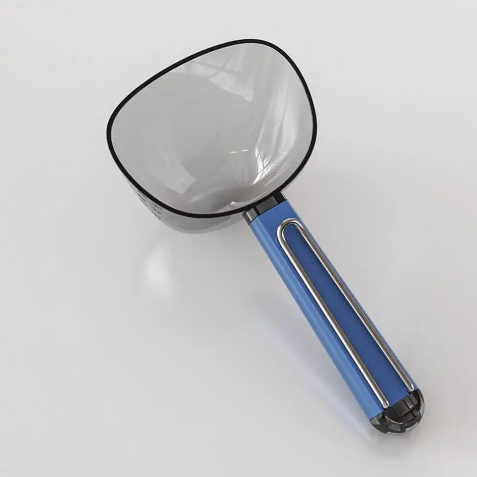 Meranie lyžice ABS Material ryžový kopček nelepivej ryžovej lyžice s mierkou dlhá rukoväť Sushi Fold Rice Rice Ball Scooper pre domov