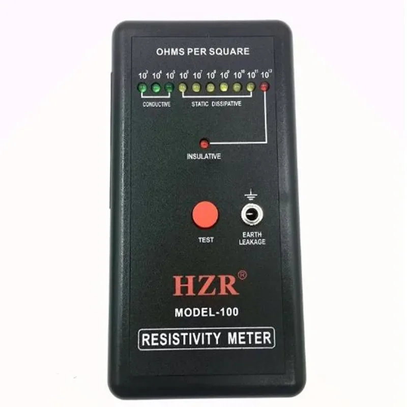 Merač odporu na odolnosť proti povrchu Elektrostatická statická elektrina tester ESD ELEKTROSTATICKÁ IMPEDANCE TESTER MODEL-100