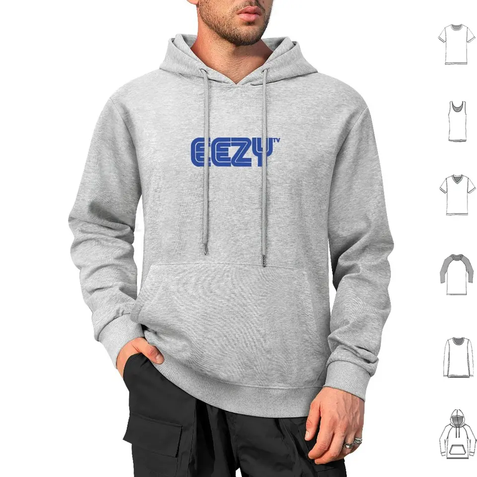 Merch Eezy YouTube Hoodie Cotton Bavlna s dlhým rukávom Jeezy Snowman Berleezy Iberleezy YouTuber Eezy Gang Youtube Streamer