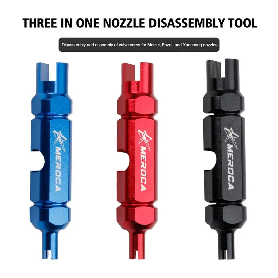 Meroca Bicycle American Style Venve Core Tool Tool Oprava nástroja Bicycle Tire Tire Rúrka francúzsky štýl predlžovacia tyčinka Kľúč
