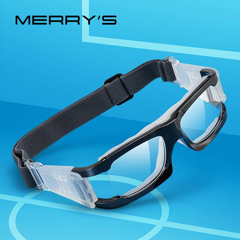 Merrys Design Men Športové okuliare Rám pre basketbal futbal vonku Športové okuliare na predpis anti-Fog Anti-Impakt S3035