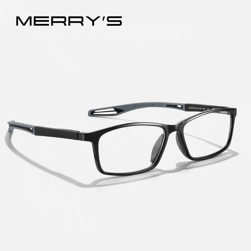 Merrys Design Men Športové okuliare Rámy Tr90 okuliare Outdoor Športové obdĺžnikové okuliare Rám Myopia predpis okuliare S2522