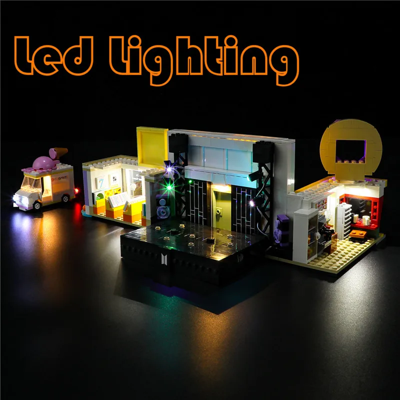 Mestské osvetlenie pre 21339 BTS Dynamite Ideas Architecture nezahŕňa stavebný blok (iba LED Light Kit)