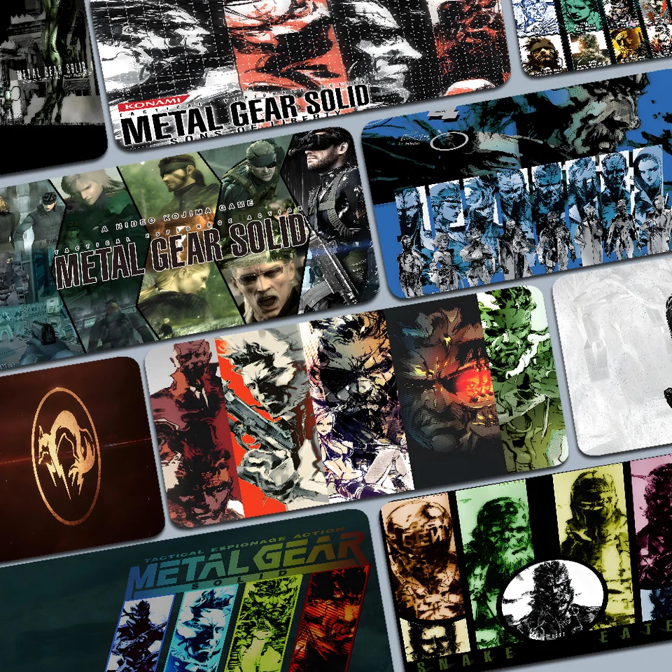 Metal Gear Solid MousePad Boy Pad Natural Guming Gaming MousePad Desk Rat Rat pre hranie sveta nádrží CS Go Zelda