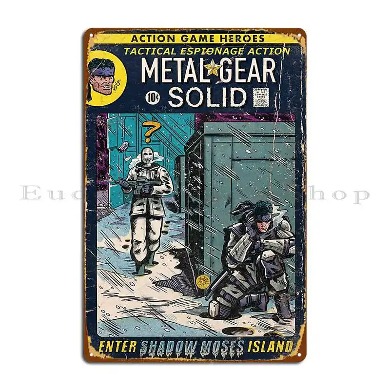 Metal Gear Solid Solid Shadow Moses Comic Book Fan Art Art